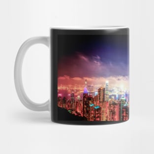 Hong Kong and Kowloon At Night Mug